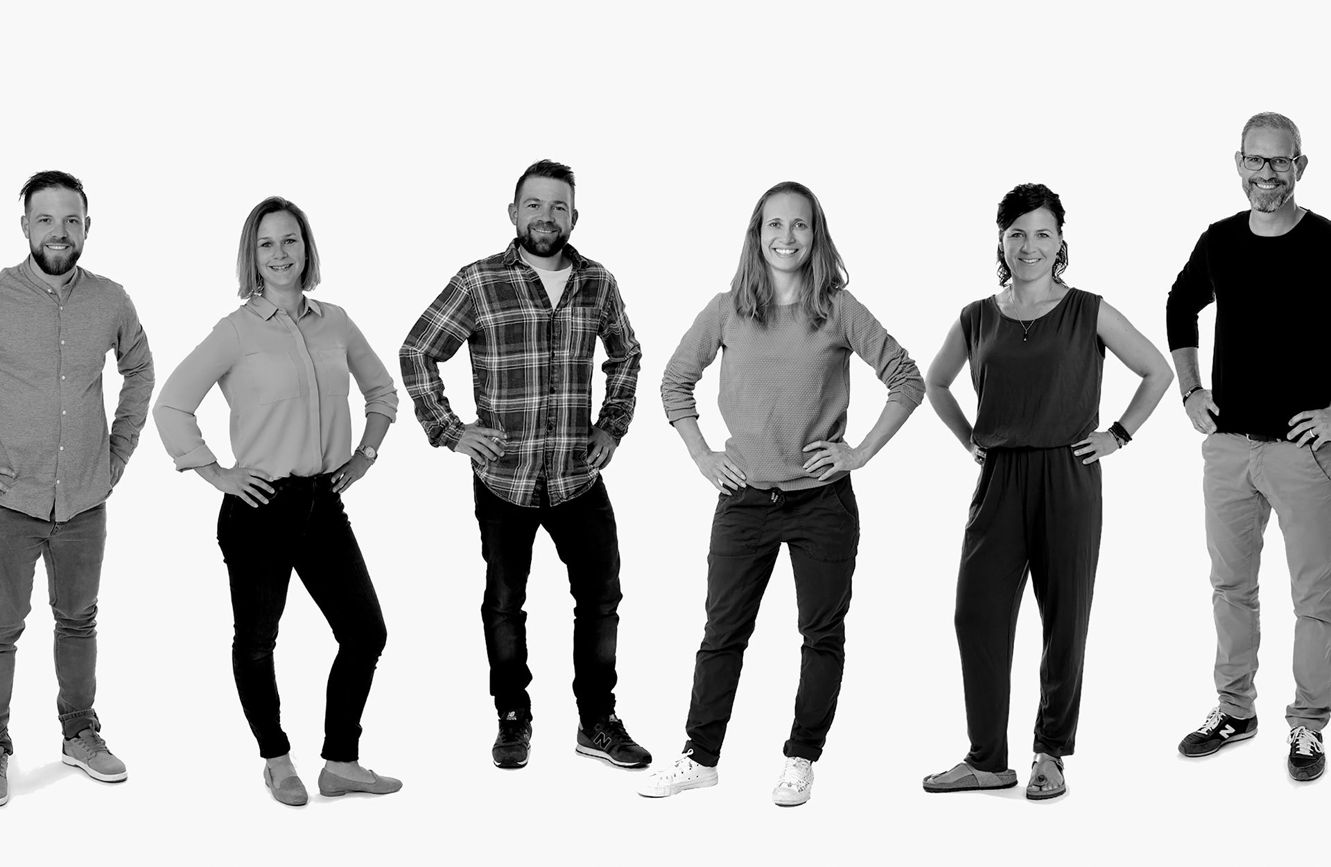 Das Team der neu gegründeten viamalastorys.ch AG (v.l.n.r.): Johannes Nidecker, Franziska Ringli, Matthias Nidecker, Flurina Marugg, Annina Gerber-Nidecker, Martin Gerber